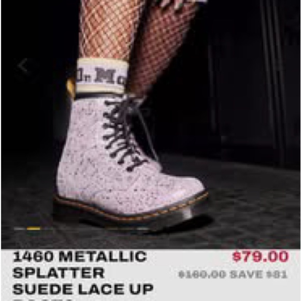 Dr. Martens 1460 Metallic Splatter Boots